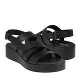 SANDALIAS DAMA FLEXI 127904 PIEL NEGRO