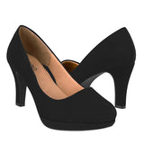 TACONES DAMA STYLO 23101 SUEDE NEGRO