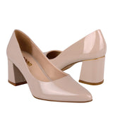 TACONES DAMA STYLO 16201 CHAROL BEIGE