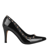 TACONES DAMA STYLO 14221 CHAROL NEGRO