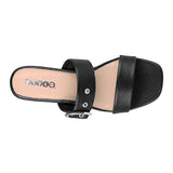 SANDALIAS DAMA STYLO 18503 SIMIPIEL NEGRO