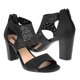 SANDALIAS DAMA STYLO 33905 SIMIPIEL NEGRO