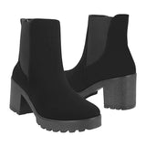 BOTINES DAMA STYLO 12033 SUEDE NEGRO