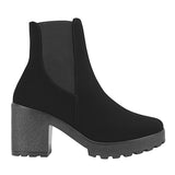 BOTINES DAMA STYLO 12033 SUEDE NEGRO