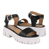 SANDALIAS DAMA STYLO 14203 SIMIPIEL NEGRO