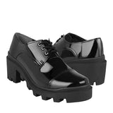 ZAPATOS CASUALES DAMA STYLO 331 CHAROL NEGRO