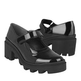 ZAPATOS CASUALES DAMA STYLO 332 CHAROL NEGRO