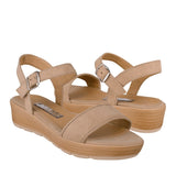 SANDALIAS DAMA STYLO 12944 SUEDE BEIGE