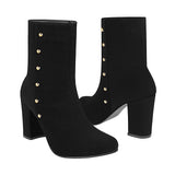 BOTINES DAMA STYLO 4311 SUEDE NEGRO