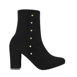 BOTINES DAMA STYLO 4311 SUEDE NEGRO