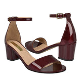 SANDALIAS CLÁSICAS PARA DAMA STYLO 3008 VINO