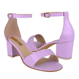 SANDALIAS DAMA STYLO 3008 CHAROL MORADO