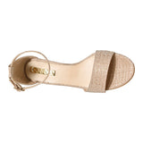 SANDALIAS DAMA STYLO 3008 GLITTER ORO