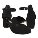 TACONES DAMA STYLO 5382 SUEDE NEGRO