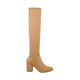 BOTAS DAMA STYLO 3601 SUEDE BEIGE