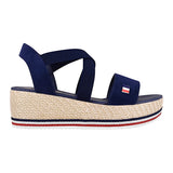 SANDALIAS CASUALES PARA DAMA STYLO 6000 SUEDE AZUL