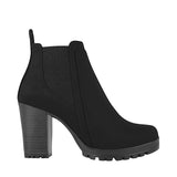 BOTINES CASUALES DAMA STYLO 1630 SUEDE NEGRO