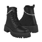 BOTINES DAMA STYLO 7309 SIMIPIEL NEGRO
