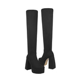 BOTAS DAMA STYLO 4500 SUEDE NEGRO