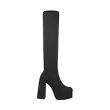 BOTAS DAMA STYLO 4500 SUEDE NEGRO