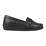 Mocasines Stylo para mujer piel negro 6000