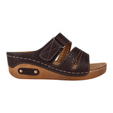 SANDALIAS DAMA COMFORT FIT 19619 SIMPIEL CAFÉ