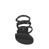 SANDALIAS DAMA FUROR 24069 SIMIPIEL NEGRO