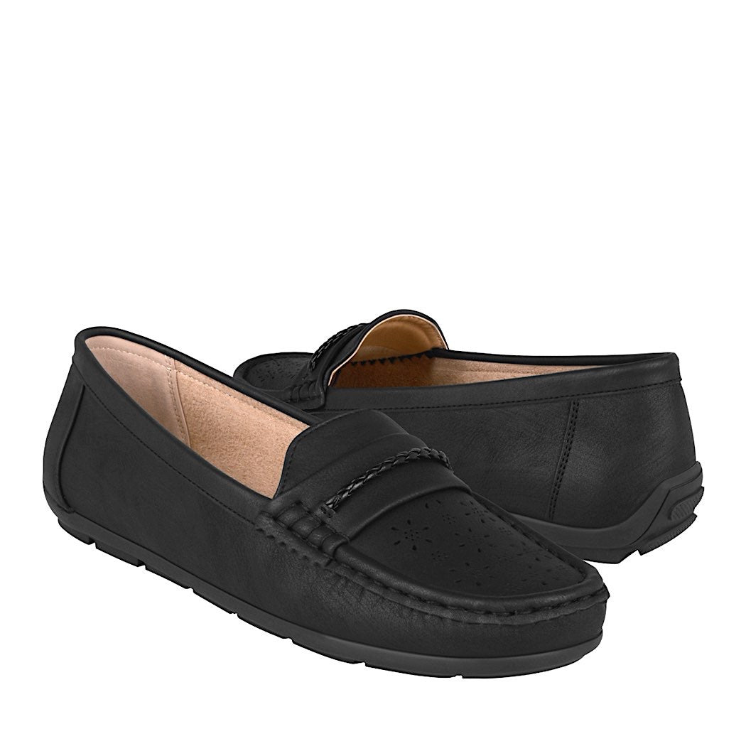 MOCASINES DAMA COMFORT FIT 20017 SIMIPIEL NEGRO Negro 26