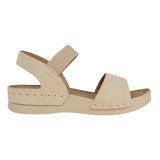 SANDALIAS DAMA COMFORT FIT 24131 SIMIPIEL BEIGE