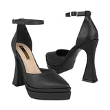 TACONES DAMA STYLO 3013 SIMIPIEL NEGRO