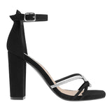 SANDALIAS DE FIESTA DAMA STYLO J-3204 BUCK NEGRO