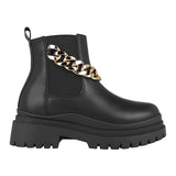 BOTINES DAMA VIA URBANA IK109 SIMIPIEL NEGRO