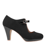 TACONES DAMA STYLO 720 SUEDE NEGRO