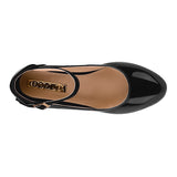 TACONES DAMA STYLO 722 CHAROL NEGRO