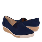 ZAPATOS DAMA STYLO 550 SUEDE AZUL