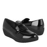 MOCASINES DAMA STYLO 516 CHAROL NEGRO