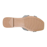 SANDALIAS DAMA STYLO 1310 TEXTIL PLATA