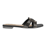 SANDALIAS DAMA STYLO 1310 TEXTIL NEGRO