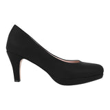 TACONES DAMA STYLO 151 SUEDE NEGRO