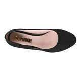 TACONES DAMA STYLO 151 SUEDE NEGRO