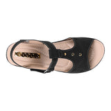 SANDALIAS DAMA STYLO 3603 SIMIPIEL NEGRO