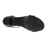 SANDALIAS DAMA STYLO 7200 CHAROL NEGRO