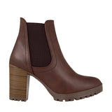 BOTINES DAMA STYLO 5000 SIMIPIEL CAFÉ