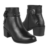 BOTINES DAMA STYLO PIEL 284 PIEL NEGRO