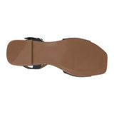 SANDALIAS DAMA STYLO 5003 SIMIPIEL NEGRO