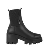BOTINES DAMA CAPA DE OZONO 624701 SIMIPIEL NEGRO
