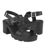 SANDALIAS DAMA CAPA DE OZONO 634902 SIMIPIEL NEGRO