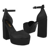 TACONES DAMA STYLO 8200 TTEXTIL NEGRO