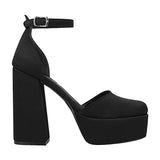 TACONES DAMA STYLO 8200 TTEXTIL NEGRO