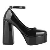 TACONES DAMA STYLO 8030 CHAROL NEGRO